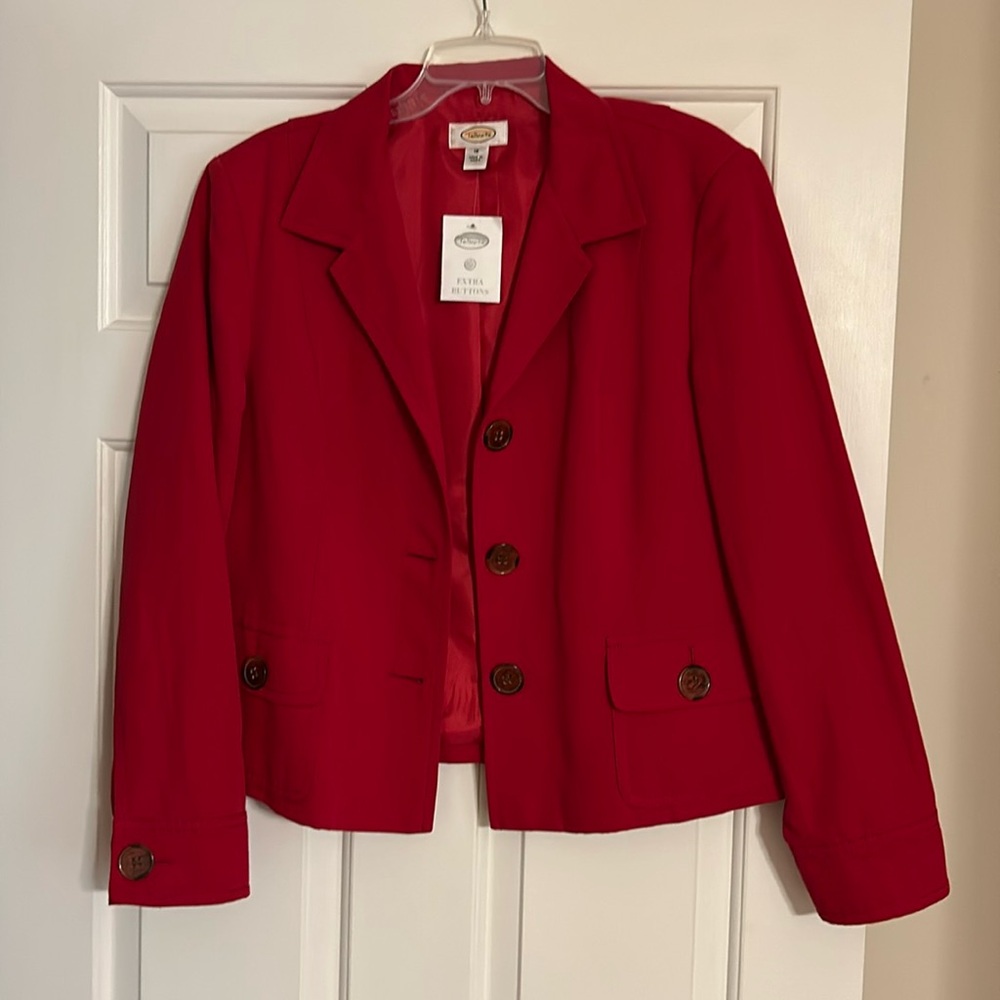 Talbots 16 Red Blazer